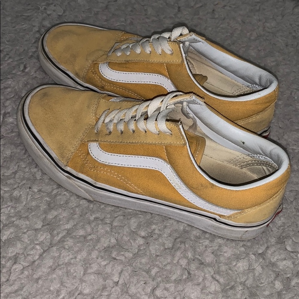 Yellow classic vans